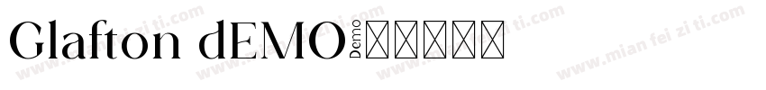 Glafton dEMO字体转换
